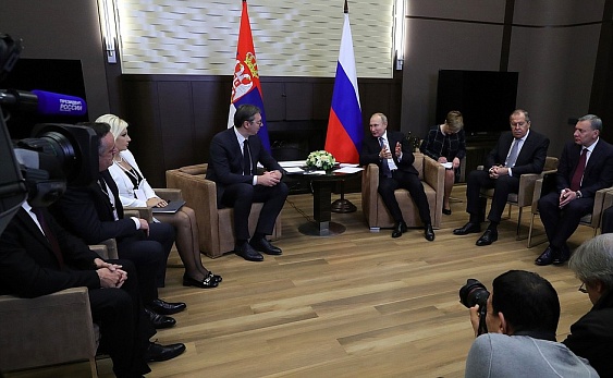 Встреча Путина и Вучича состоялась в Сочи