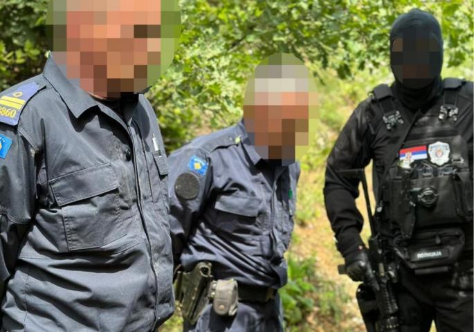 На территории Сербии задержаны косовские полицейские