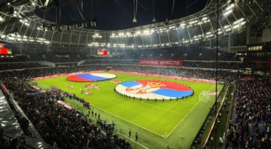 Товарищеский матч сборных России и Сербии прошел в Москве
