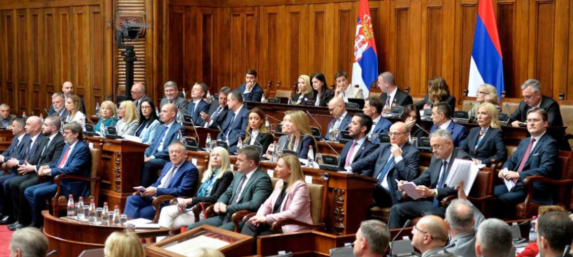 Заседание нового правительства Сербии