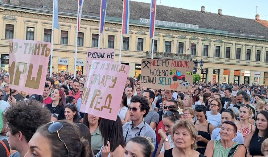 Протесты против добычи лития Rio Tinto