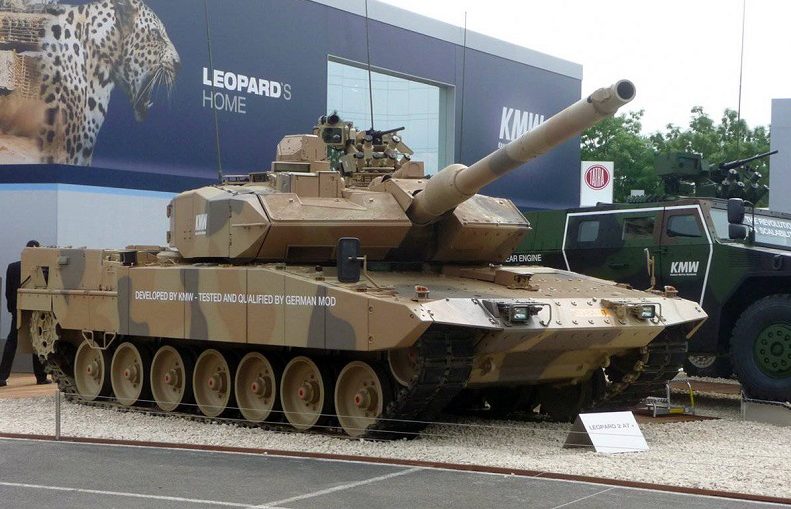 Немецкие танки Leopard 2A8